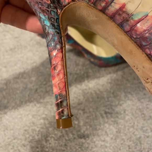 Charles David Vero Cuoio Multi Color Pastel Pumps 6.5 - Picture 8 of 11